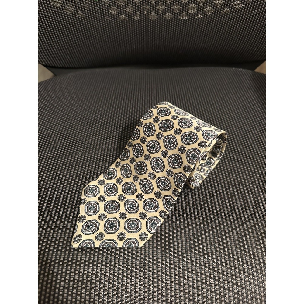 Oscar de la Renta Mens Neck Tie  Silk Couture